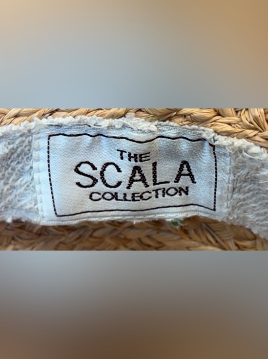 Rare Find! Vintage The Scala Collection Floral Straw Sun Hat w/ Pastel Blooms, S main image 13